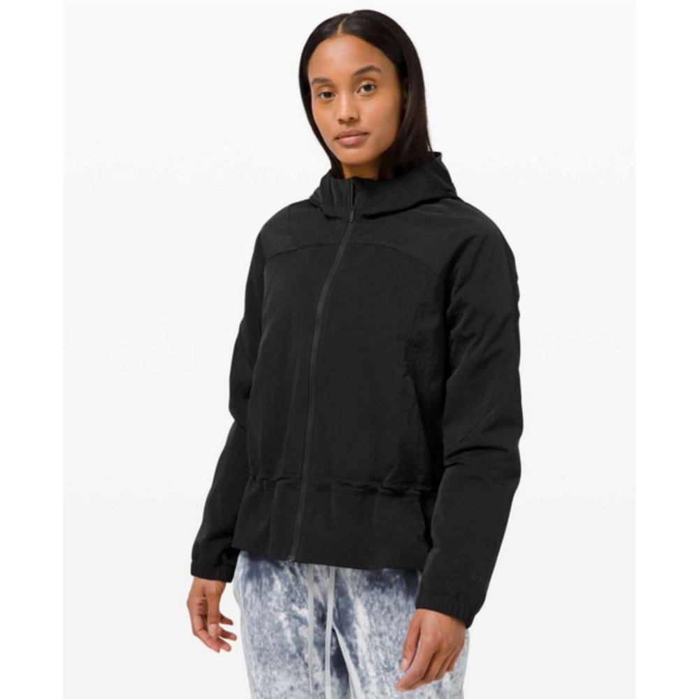 Lululemon Ready to Go Jacket Black Size 2 Glyde Water-repellent